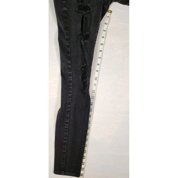 Aeropostale Skinny Jeans Womens Size 0 Black - Picture 5 of 8